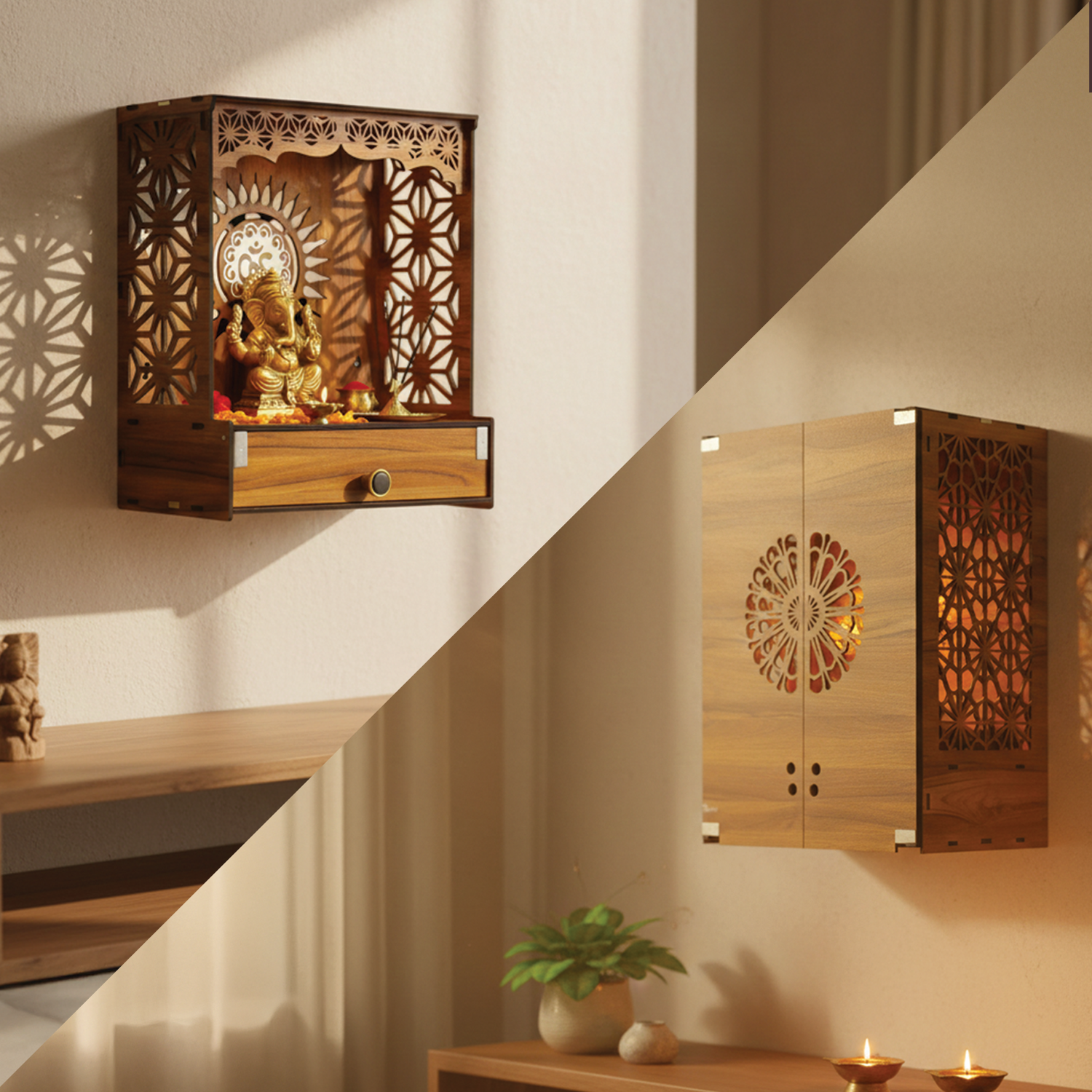 Closed-Door vs Open Home Mandir: Which Suits Modern Indian Families Best?