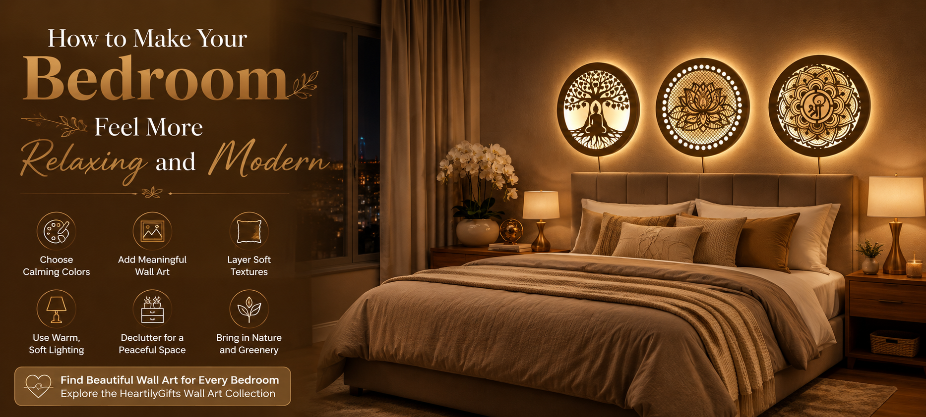How to Make Your Bedroom Feel More Relaxing and Modern