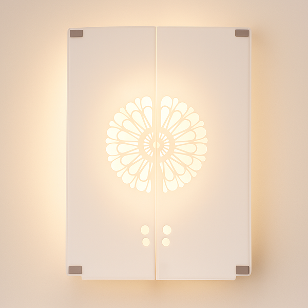 Heartily® 24 Namah Beautiful Acrylic Pooja Mandir with Door Temple for Home with Door Mandir for Home with LED Spot Light Product