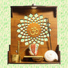Heartily Aura Beautiful Wooden Pooja Stand Mandir for Home Temple for Office Puja Mandir for Home Wall with LED Spot Light