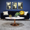 Heartily Sunkissed World Wall Art Set of 3 Cast Acrylic for Home and Office Decoration