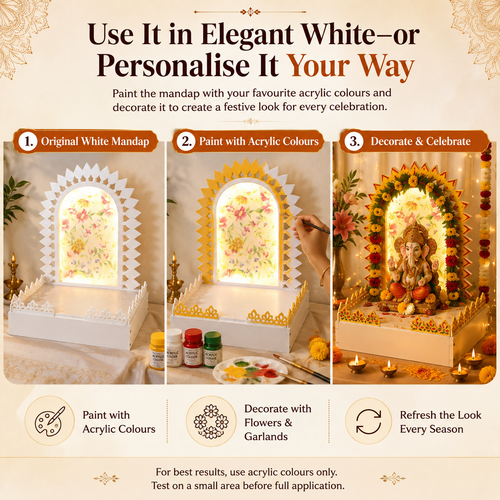 ganpati decoration for home
ganpati makhar
ganpati makhar for home
ganesh chaturthi decoration
ganpati mandap for home
reusable ganpati makhar
ganpati decoration items
ganpati makhar with light
DIY ganpati mandap
ganpati makhar for 12 inch idol