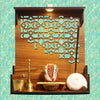 Heartily® Divine Beautiful Wooden Pooja Stand Mandir for Home/Temple/Office/Puja Mandir for Home and Office Wall with LED Spot Light