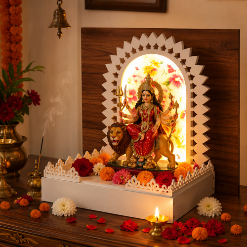 durga puja mandap for home
durga puja decoration for home
durga idol decoration
navratri decoration for home
mata rani decoration
mata rani chowki decoration
devi mandap for home
durga puja backdrop
navratri mandap decoration
reusable festival mandap
