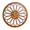 Heartily Engineered Wood Beautiful Mandala OM Wall Decor Art For Pooja Room Yoga, Living Room Home Decor And Office (SWA WALL ART 03)