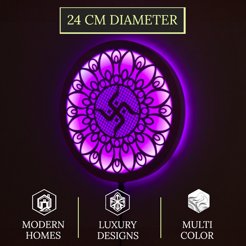 hindu religious wall light