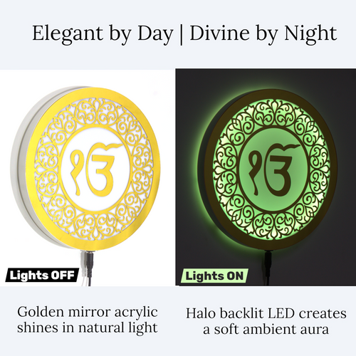sikh symbol wall decor