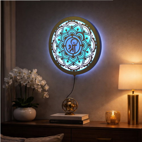 shree wall light for mandir